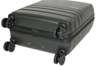 Skyflite Encore Charcoal 66 л чемодан из пластика на 4 колесах серый