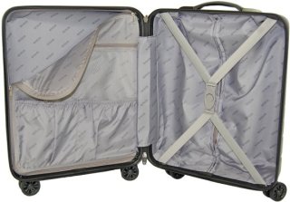 Skyflite Encore Charcoal 66 л чемодан из пластика на 4 колесах серый
