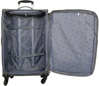 Skyflite Plasma Grey 30 л чемодан из полиэстера на 4 колесах серый