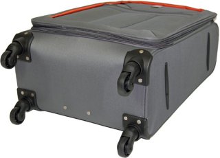 Skyflite Plasma Grey 30 л чемодан из полиэстера на 4 колесах серый