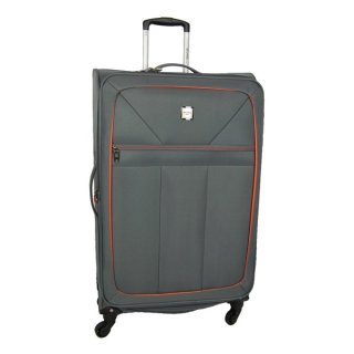 Skyflite Plasma Grey 61 л чемодан из полиэстера на 4 колесах серый