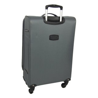 Skyflite Plasma Grey 61 л чемодан из полиэстера на 4 колесах серый