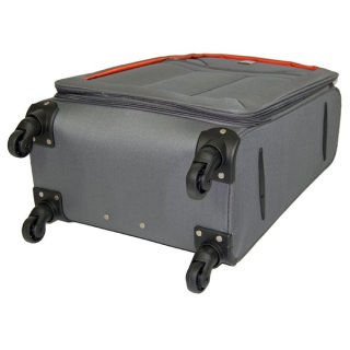 Skyflite Plasma Grey 61 л чемодан из полиэстера на 4 колесах серый