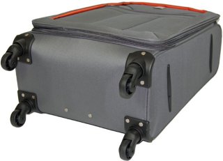 Skyflite Plasma Grey 61 л чемодан из полиэстера на 4 колесах серый