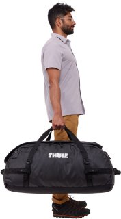 Спортивна (дорожня) сумка-рюкзак Thule Chasm Duffel на 90 літрів Чорна