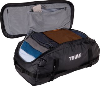 Спортивна (дорожня) сумка-рюкзак Thule Chasm Duffel на 90 літрів Чорна