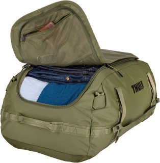 Спортивна (дорожня) сумка-рюкзак Thule Chasm Duffel на 90 літрів Оливковий