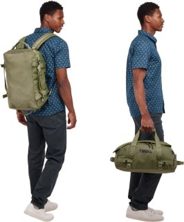 Спортивная сумка-рюкзак Thule Chasm Duffel - 30 л водостойкая Оливка Спортивная сумка-рюкзак Thule Chasm Duffel - 30 л водостойкая Оливка