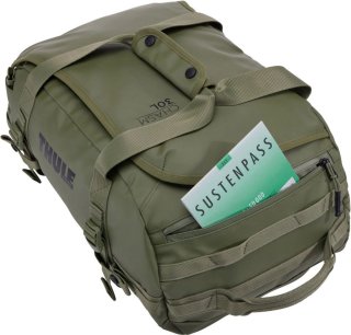 Спортивная сумка-рюкзак Thule Chasm Duffel - 30 л водостойкая Оливка Спортивная сумка-рюкзак Thule Chasm Duffel - 30 л водостойкая Оливка