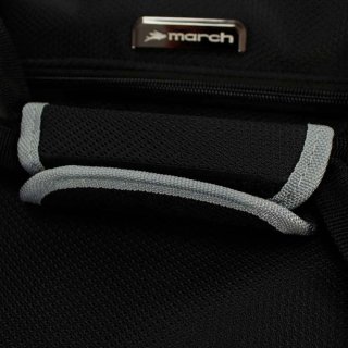 Средняя дорожная сумка-чемодан на 2-х колесах 73 л MARCH Gogobag, черный