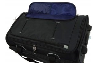 Средняя дорожная сумка-чемодан на 2-х колесах 73 л MARCH Gogobag, черный