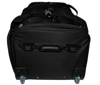 Средняя дорожная сумка-чемодан на 2-х колесах 73 л MARCH Gogobag, черный
