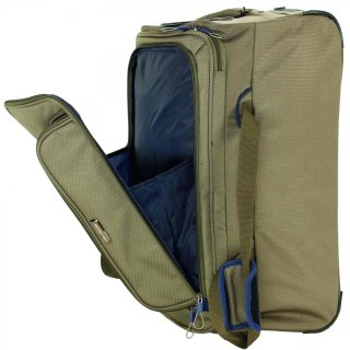 Средняя дорожная сумка-чемодан на 2-х колесах 73 л MARCH Gogobag хаки