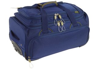 Средняя дорожная сумка-чемодан на 2-х колесах 73 л MARCH Gogobag, синий