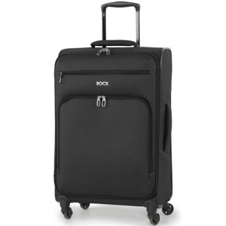 Средний 4-х колесный чемодан 52,5 л Rock Neo-Lite (M) Black