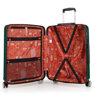 Средний 4-х колесный чемодан 60 л Gabol Mondrian (M) Green