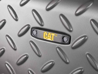 Середня 4-х колісна валіза 63/75 л CAT Industrial Plate 2, темно-сірий