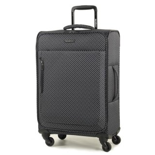Средний чемодан 53/58 л Members Vogue (M) Black & White Mini Paisley