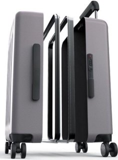 Средний чемодан 64 л Xiaomi RunMi 90 Points Aluminum Closing Frame Suitcase Grey 24"