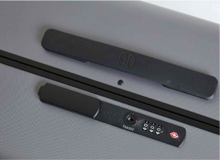 Средний чемодан 64 л Xiaomi RunMi 90 Points Aluminum Closing Frame Suitcase Grey 24"