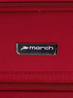 Средний чемодан 69/80 л March Easy, красный