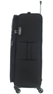 Средний чемодан 69/80 л March Focus Black (M)