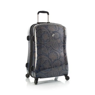 Средний чемодан 72 л на 4-х колесах Heys Indigo Paisley (M) темно-синий