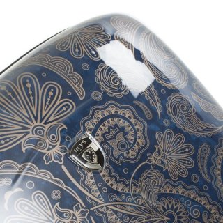 Средний чемодан 72 л на 4-х колесах Heys Indigo Paisley (M) темно-синий