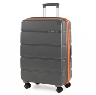 Средний чемодан 77 л Rock Meteor (M) Dark Grey/Orange