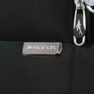 Середня валіза 79/89 л March Carter SE Black (M)