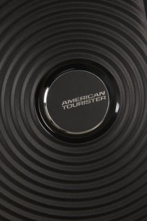 Середня валіза American Tourister Soundbox – 71,5 / 81 л, 3,7 кг Чорна