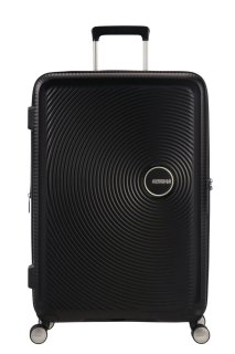 Середня валіза American Tourister Soundbox – 71,5 / 81 л, 3,7 кг Чорна