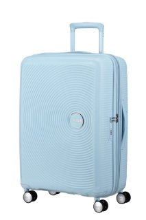 Средний чемодан American Tourister Soundbox – 71,5 / 81 л, 3,7 кг Голубой