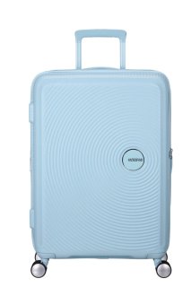Средний чемодан American Tourister Soundbox – 71,5 / 81 л, 3,7 кг Голубой