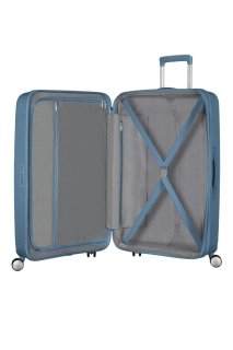 Середня валіза American Tourister Soundbox – 71,5 / 81 л, 3,7 кг Блакитна Середня валіза American Tourister Soundbox – 71,5 / 81 л, 3,7 кг Блакитна