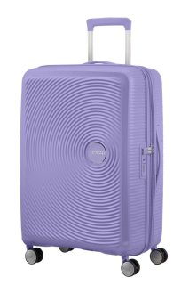 Середня валіза American Tourister Soundbox – 71,5 / 81 л, 3,7 кг Лавандова
