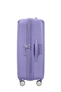 Середня валіза American Tourister Soundbox – 71,5 / 81 л, 3,7 кг Лавандова