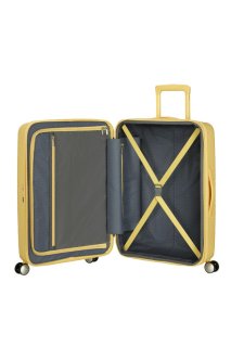 Середня валіза American Tourister Soundbox – 71,5 / 81 л, 3,7 кг Жовта