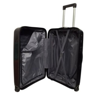 Середня валіза Carbon Fashion – 62 л, 3 кг Чорна Середня валіза Carbon Fashion – 62 л, 3 кг Чорна
