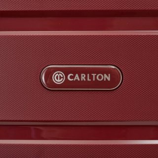 Средний чемодан Carlton Porto Plus на 65 л из полипропилена весом 3,4 кг Красный