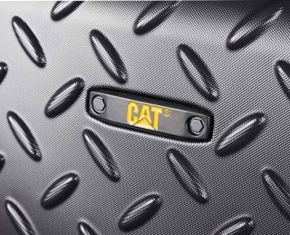 Середня валіза CAT Industrial Plate на 63/75 л вагою 4 кг Чорна