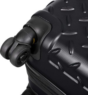 Середня валіза CAT Industrial Plate на 63/75 л вагою 4 кг Чорна
