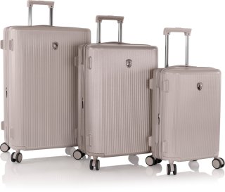 Средний чемодан Heys Earth Tones на 68/81 л весом 4 кг из поликарбоната Бежевый