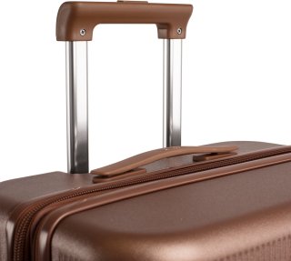 Середня валіза Heys Earth Tones на 68/81 л вагою 4 кг із полікарбонату Коричневий
