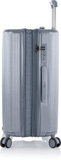 Средний чемодан Heys Earth Tones на 68/81 л весом 4 кг из поликарбоната Серый