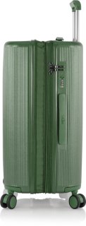 Средний чемодан Heys Earth Tones на 68/81 л весом 4 кг из поликарбоната Зеленый