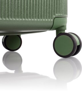 Средний чемодан Heys Earth Tones на 68/81 л весом 4 кг из поликарбоната Зеленый
