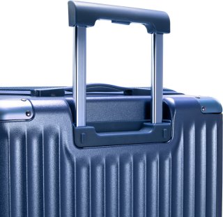 Средний чемодан Heys Luxe на 72/86 л весом 4,1 кг из поликарбоната Синий
