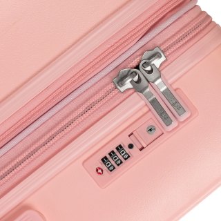 Средний чемодан Heys Pastel на 62/74 л весом 3,7 кг из поликарбоната Розовый