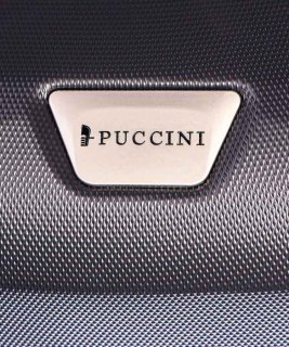 Средний чемодан из пластика на 4-х колесах 68 л PUCCINI PARIS антрацит